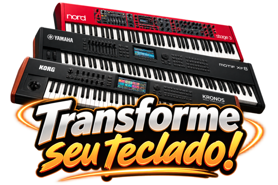 Transforme seu teclado em um teclado profissional.